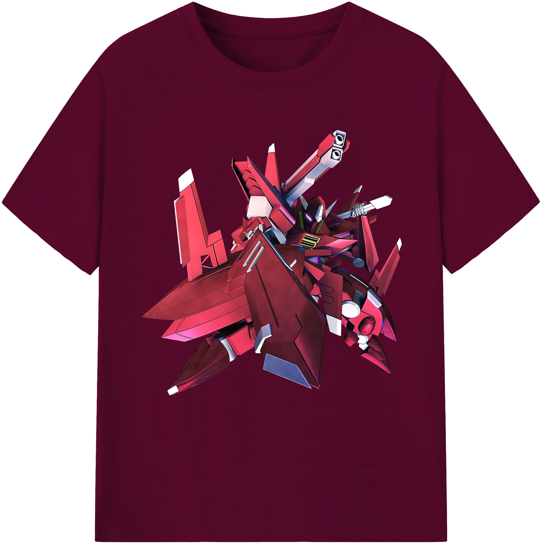 （画像用） 機動戦士ガンダム Mobile Suit Gundam レディースカジュアルプリントTシャツ（綿100％）